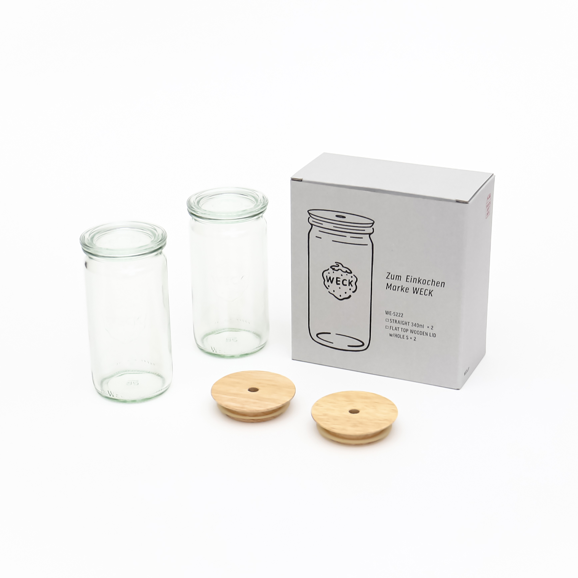 WECK GIFTBOX [DRINK BOTTLE_STRAIGHT340ml SET]